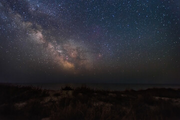 Fototapeta na wymiar Milky Way Galaxy panoramic view