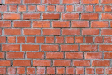 Brick wall. Natural texture for background.