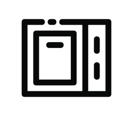 Microwave oven icon