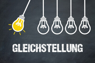 Fototapeta premium Gleichstellung