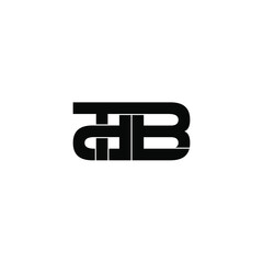 dtb letter original monogram logo design