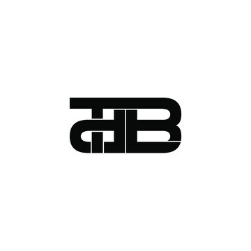 dtb letter original monogram logo design