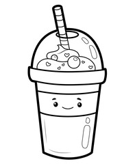 Coloring book or page