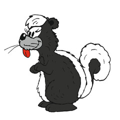 Skunk Alps animal (comic, illustration)