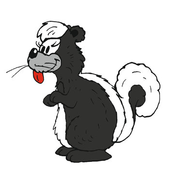 Skunk Alps animal (comic, illustration)
