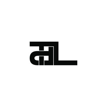 dtl letter original monogram logo design