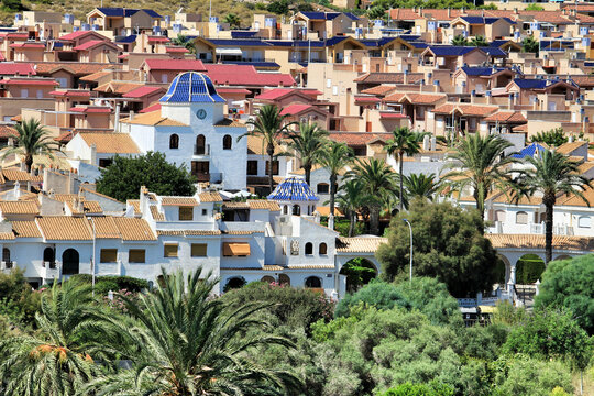 Gran Alacant Urbanization In The Coast Of Alicante, Spain