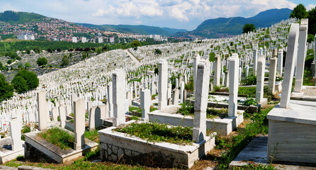 memorial of the war- Sarajevo- Bosnia