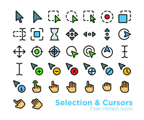 Selection and Cursors Icons