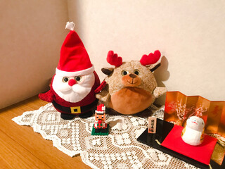 christmas decoration with snowman