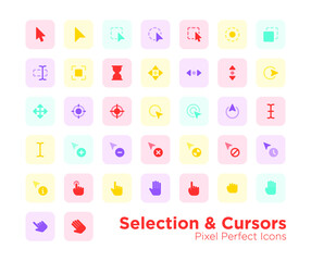 Selection and Cursors Icons