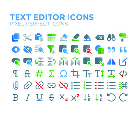 Text Editor Icons