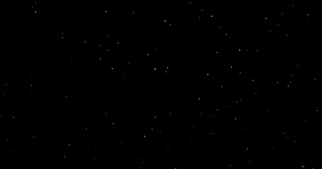 4k Animation of night sky with flicker stars. Loop motion background. Space backdrop. Looped Video.