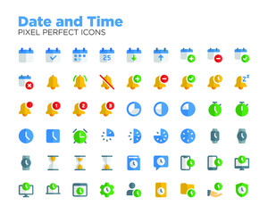 Date and Time Icons