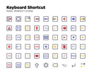 Keyboard Shortcut Icons