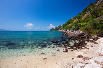 Beautiful views on the beach in Koh Ngai, Krabi Province, Thailand.