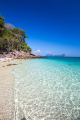 Beautiful views on the beach in Koh Ngai, Krabi Province, Thailand.