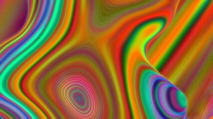 Colorful abstract background with stripes. 3d image
