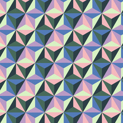Triangle pattern for the print, in vector