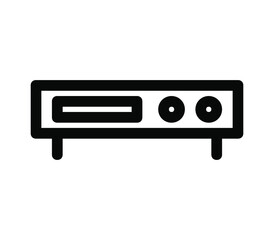 Obraz premium DVD player icon