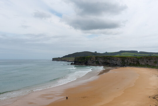 Beautiful Beach, Langre, Cantabria, Spain