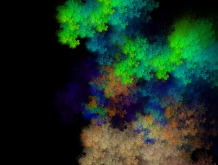 Imaginatory fractal background generated Image