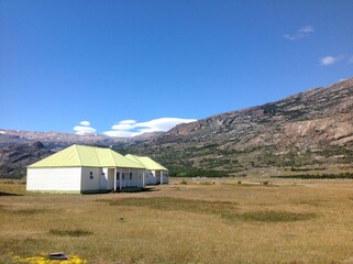 camping in the mountains