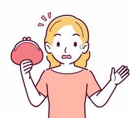 金髪の髪の女性