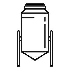 Food storage icon, outline style