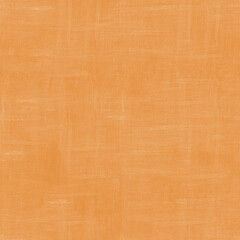 Orange hand-painted canvas seamless pattern. Abstract background imitates woven fabric using brush strokes.
