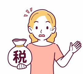 美しいブロンドヘアの女性