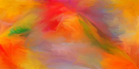 Crédence de cuisine en verre imprimé Mélange de couleurs Fond d& 39 effet de couleur arc-en-ciel