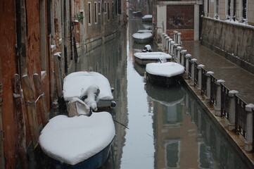 Venezia sotto la neve