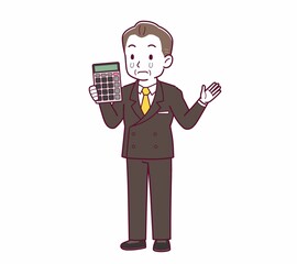 立派な格好をした社長さん
