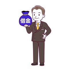 立派な格好をした社長さん