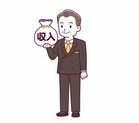 立派な格好をした社長さん