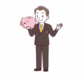 立派な格好をした社長さん