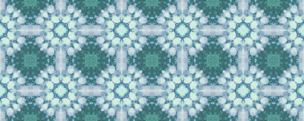 Tie Dye Repeatable Tone. Trendy Aquamarine