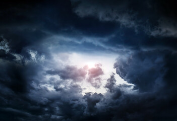 Fototapeta na wymiar Dark Storm Clouds