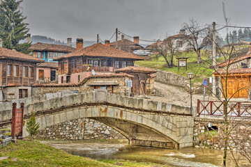 Fototapeta na wymiar Koprivshtitsa, Bulgaria, HDR Image
