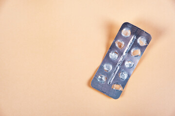 Empty Pills Pack closeup