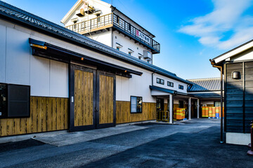 名古屋の老舗の味噌作りの工場