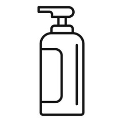 Soap dispenser icon, outline style