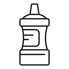 Wash machine cleaner icon, outline style