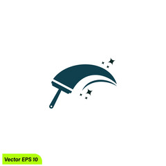 glass wiper icon symbol
