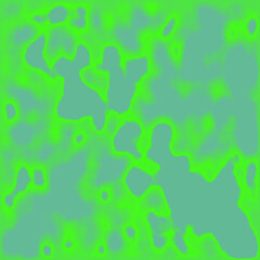 Phosphorescent green clouds christmas background with deer