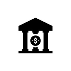 Bank Deposit icon in vector. Logotype