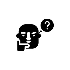 Think icon in vector. Logotype