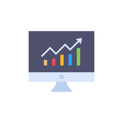 Online Analysis icon in vector. Logotype