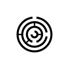 Find Solution icon in vector. Logotype